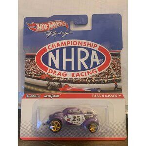 Hot Wheels NHRA Drag Racing PassN Gasser Real Riders Metal/Metal Purple Car